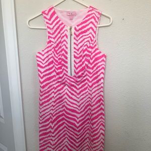 Lily Pulitzer pink and white dress